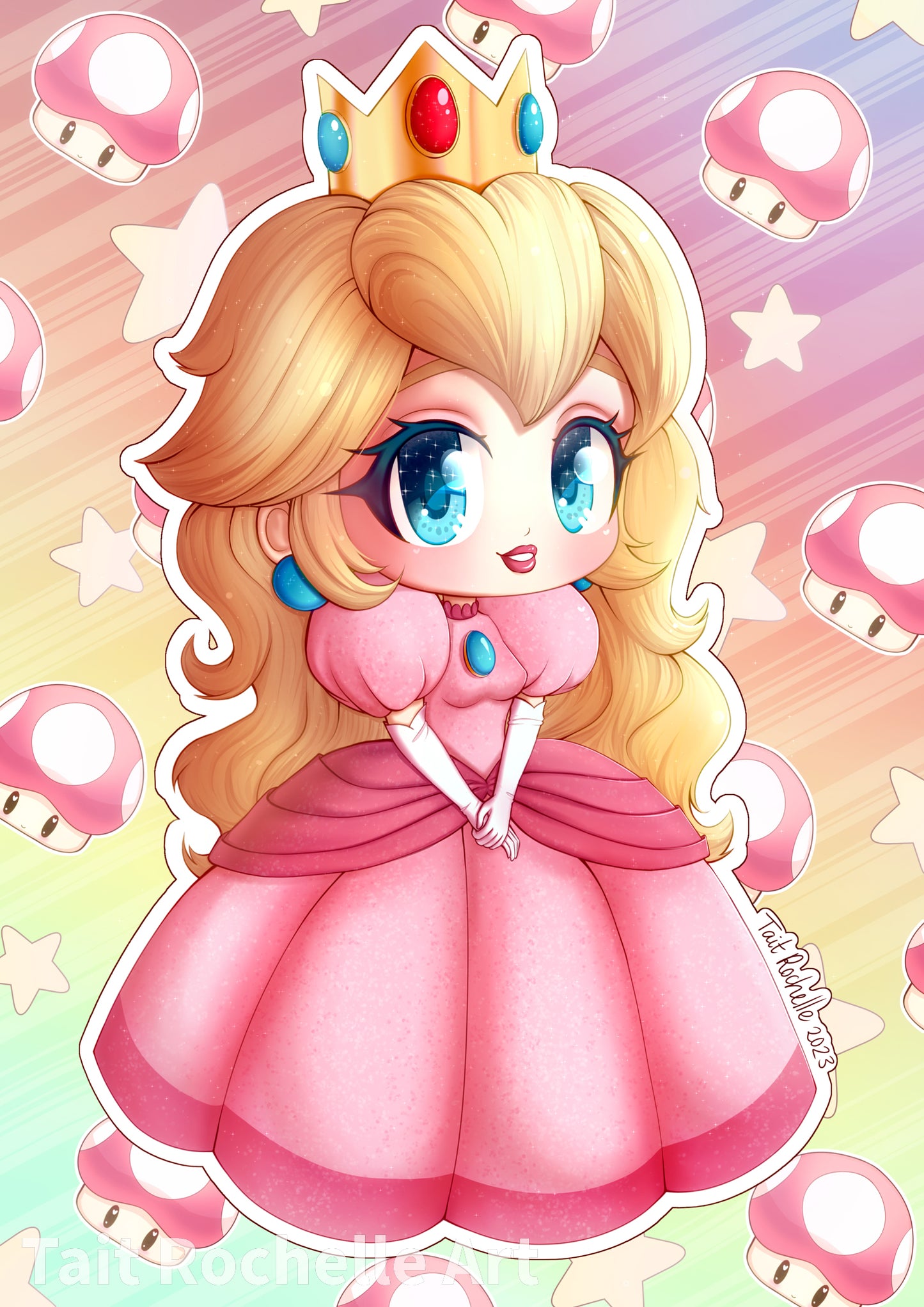Princess Peach Print
