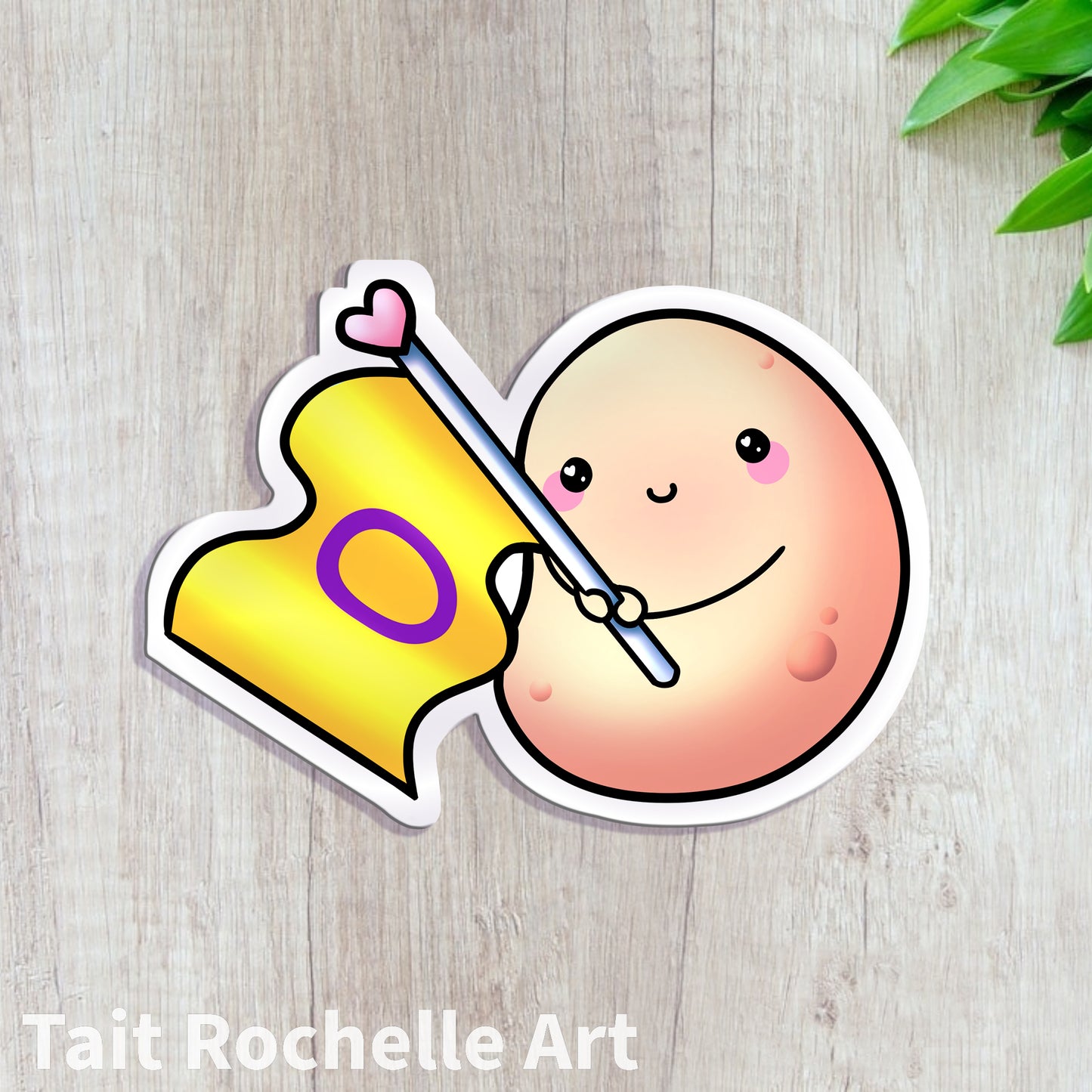 Intersex Potaito Holographic Sticker