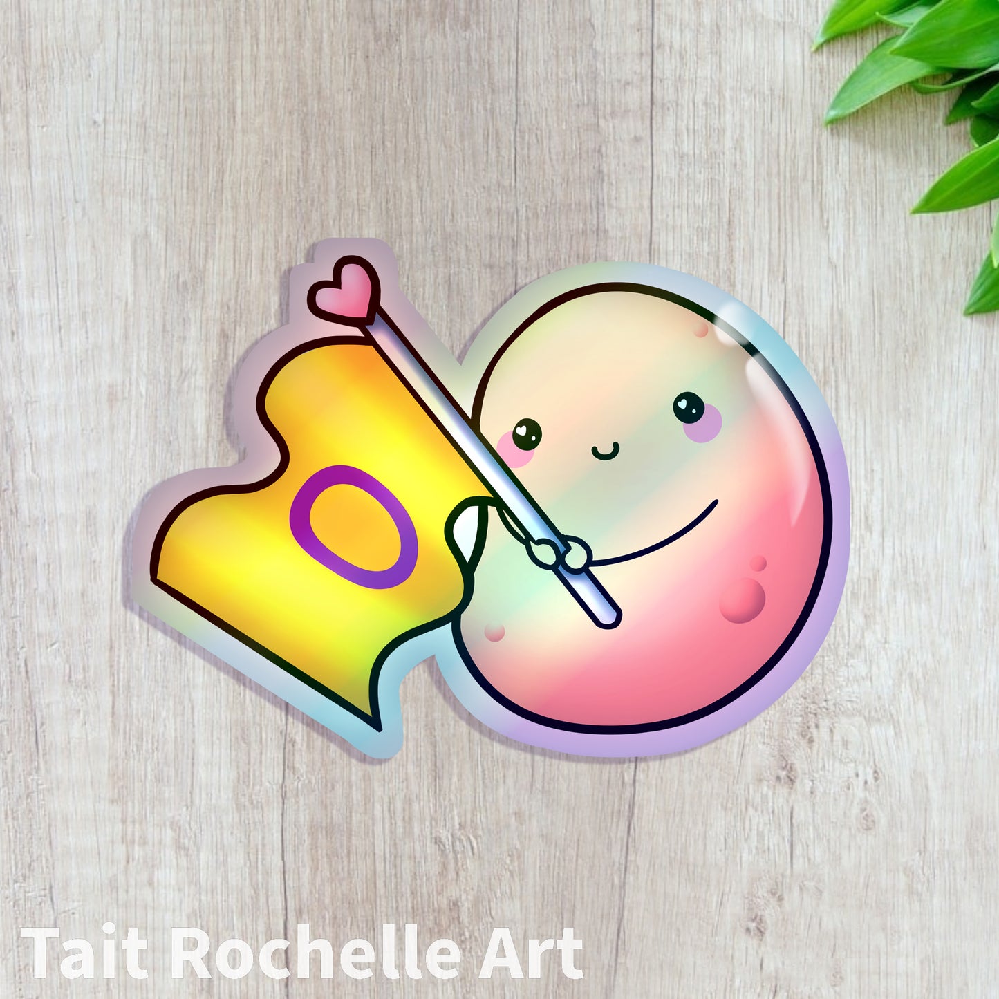 Intersex Potaito Holographic Sticker