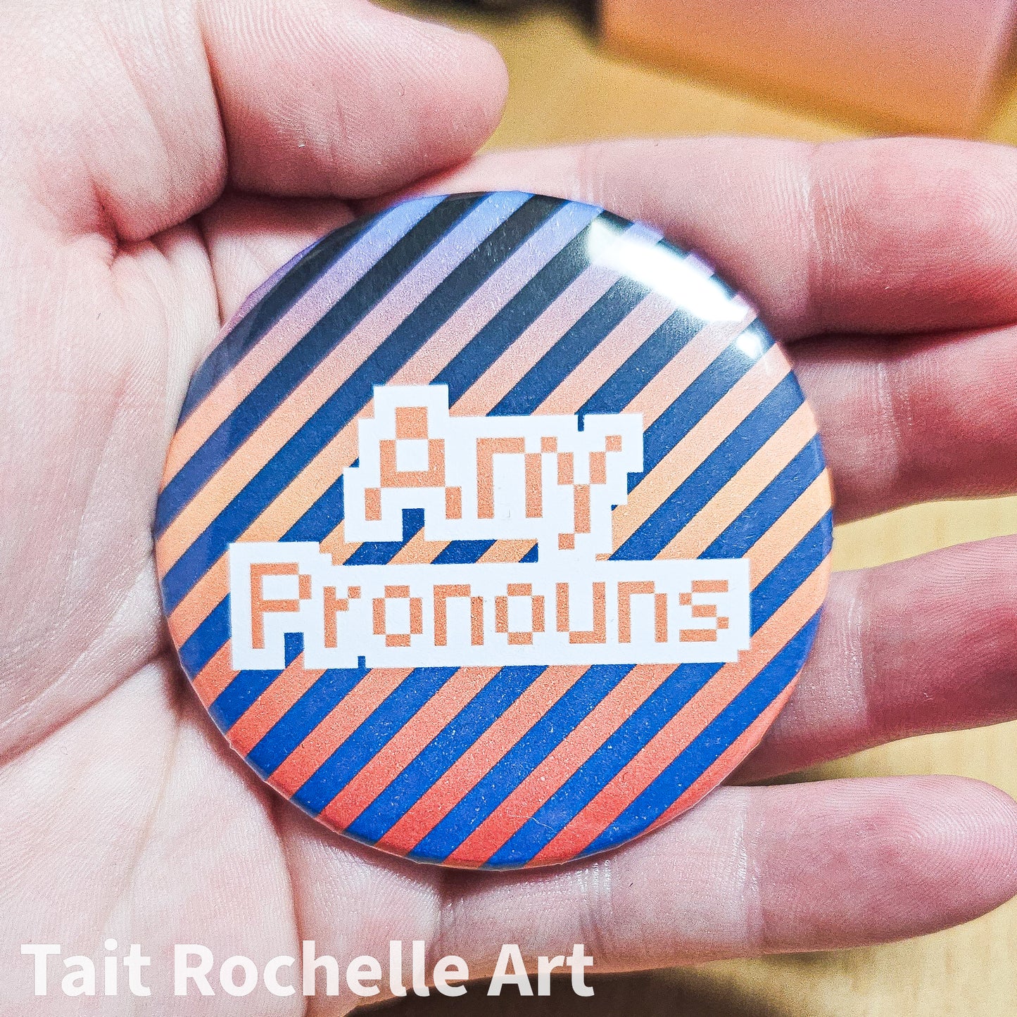 Any Pronouns Badge