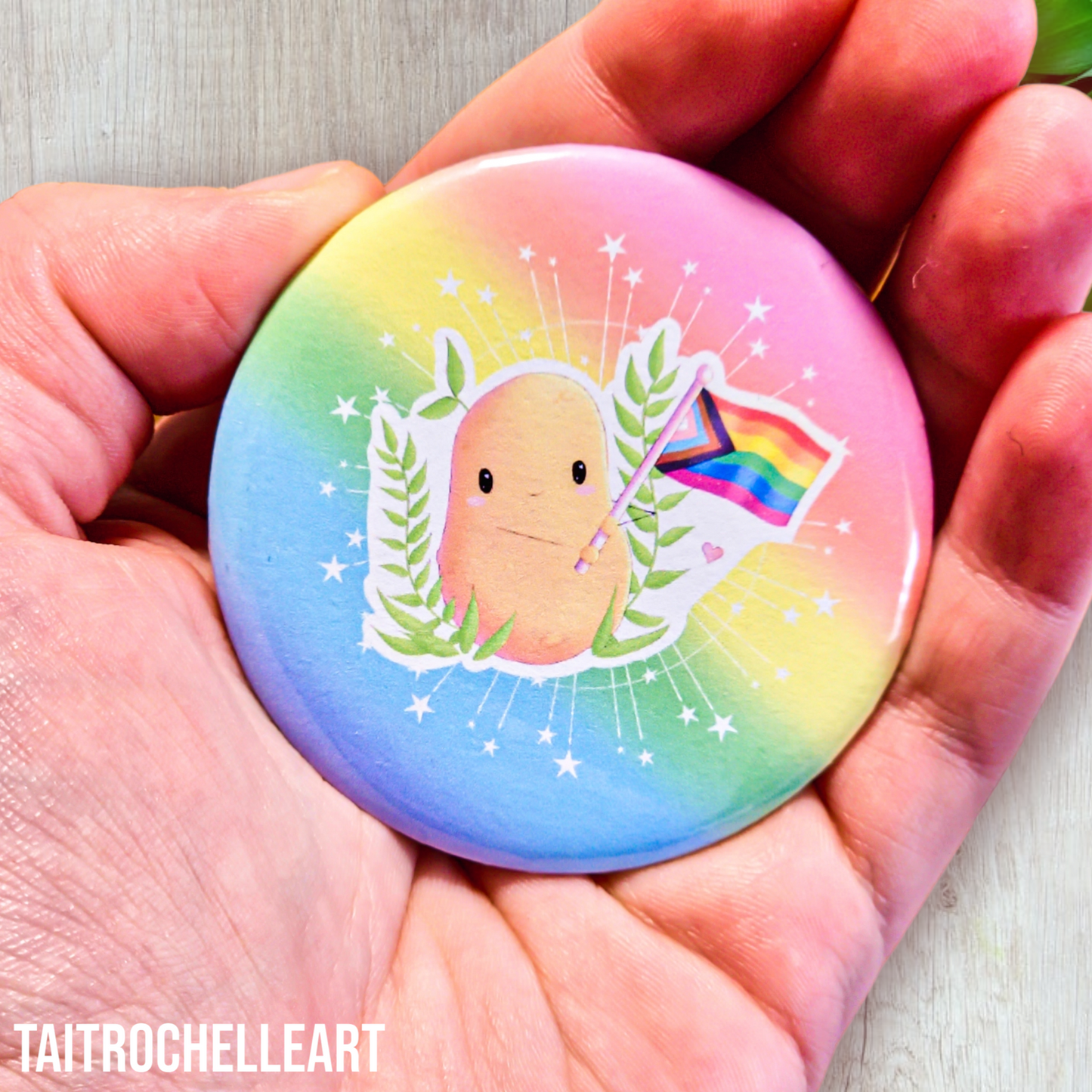Pride Potaito Badges