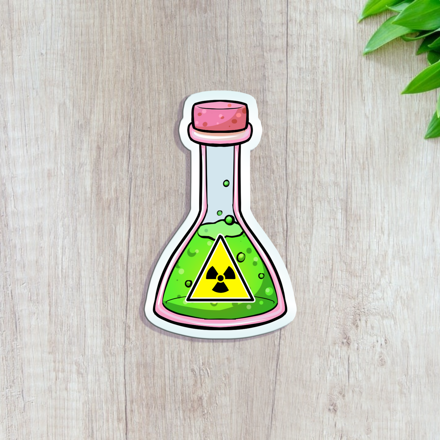 Toxic Chemical Vile Sticker