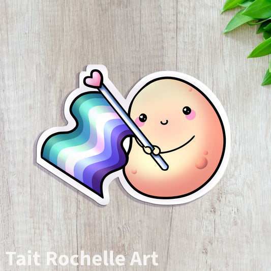 MLM Potaito Holographic Sticker