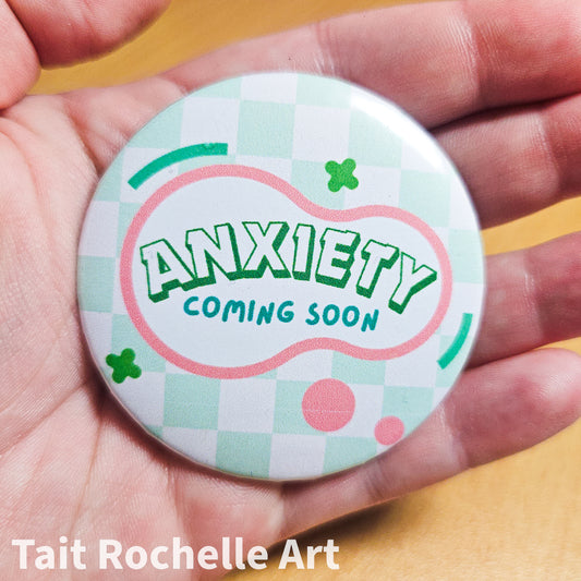 Anxiety Coming Soon Badge