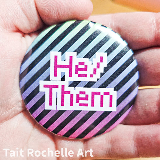 He/Them Badge