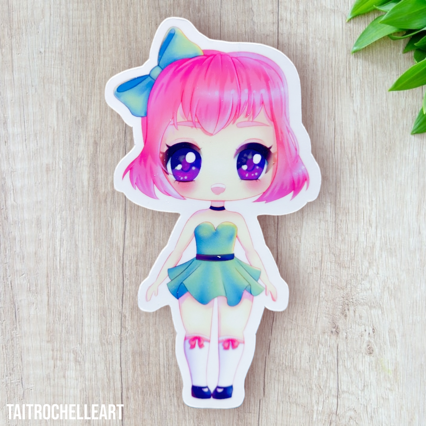 Pink Hair Chibi Sticker